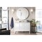 James Martin Vanities Athens 48in Single Vanity, Glossy White w/ 3 CM Carrara White Top E645-V48-GW-3CAR - alternate 7